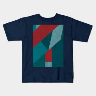 Geometric Textured Pattern Kids T-Shirt